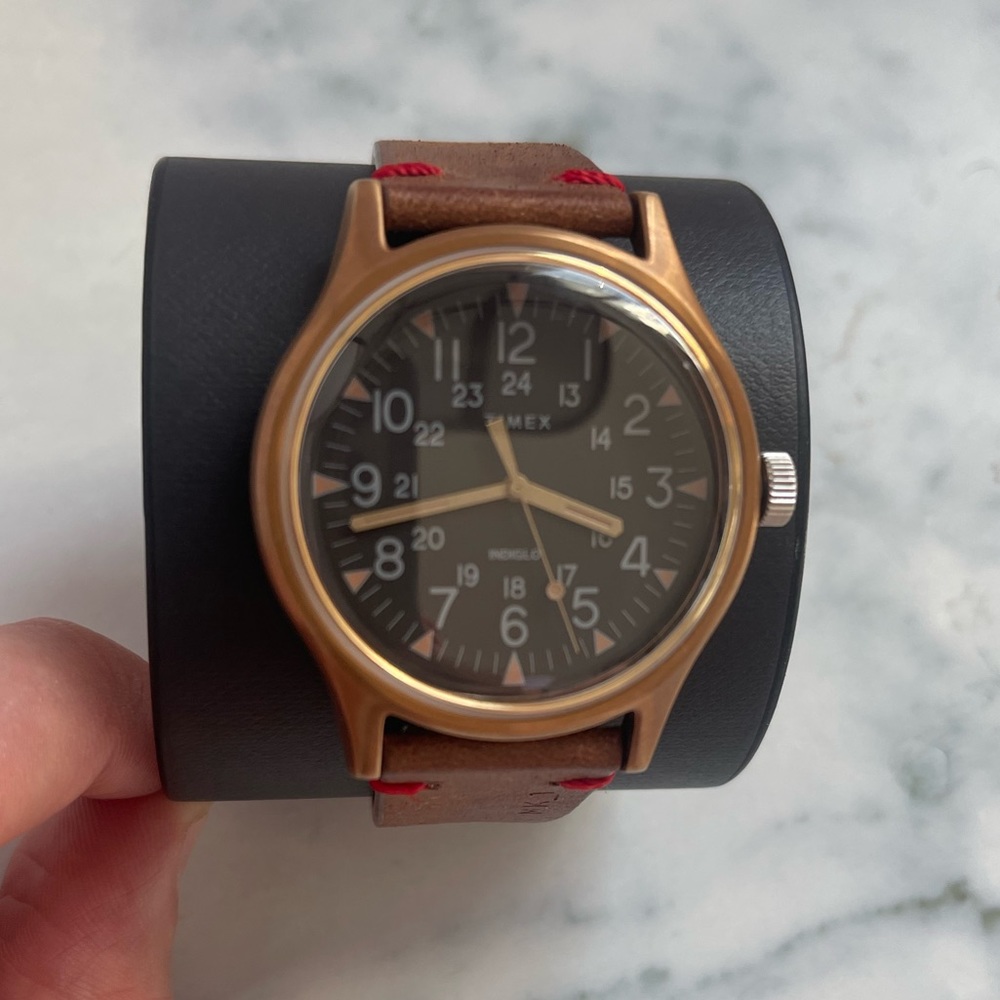 Timex Mk1 Bronze Gold Field Military Watch 40mm Limited Model